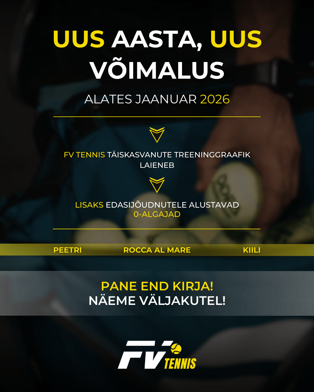 UUS AASTA, UUS VÕIMALUS!