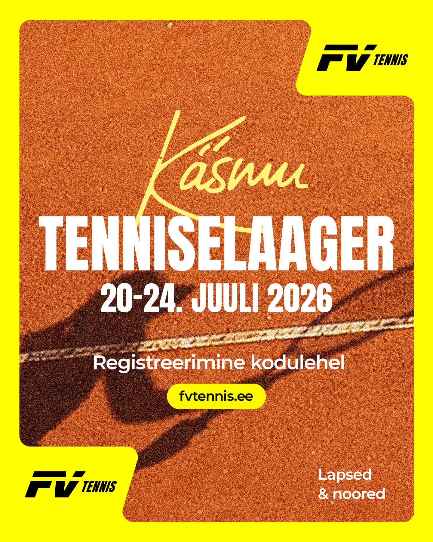 Tennise- ja padelilaager lastele ja noortele Käsmus